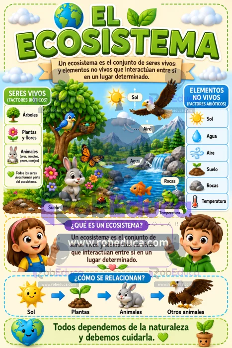 Poster escolar El Ecosistema